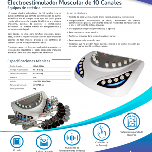 ELECTROESTIMULADOR MUSCULAR